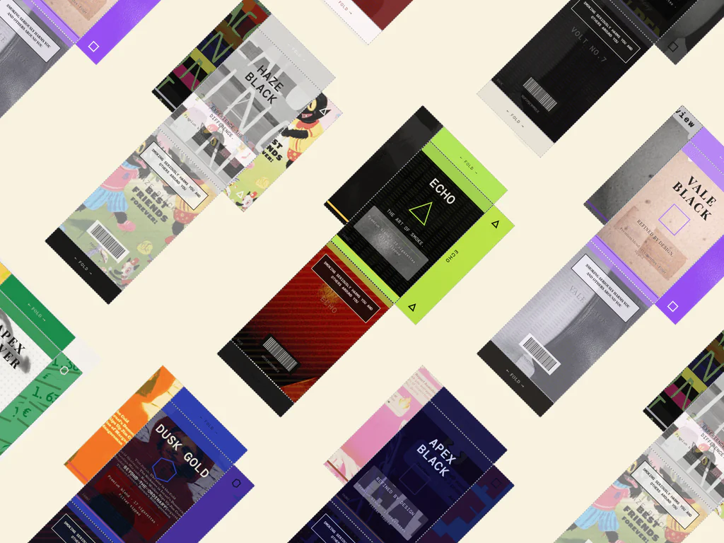 Pack a Cigarette — generated cigarette box designs from vintage poster art